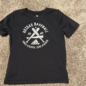 Adidas Black Graphic Short Sleeve Tee